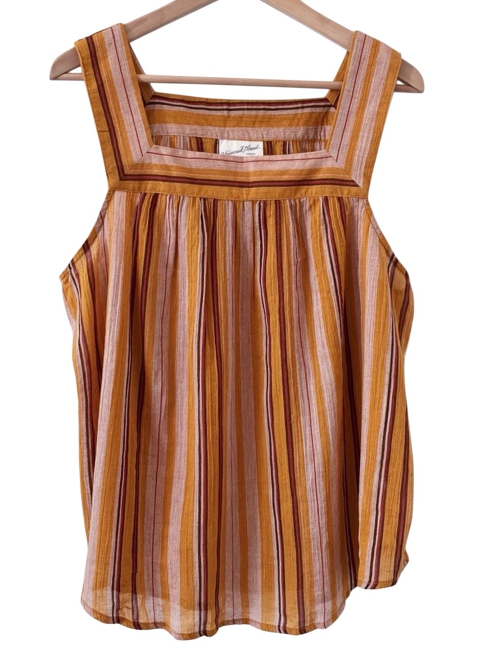Universal Thread Boho Striped Sleeveless Peasant Top M